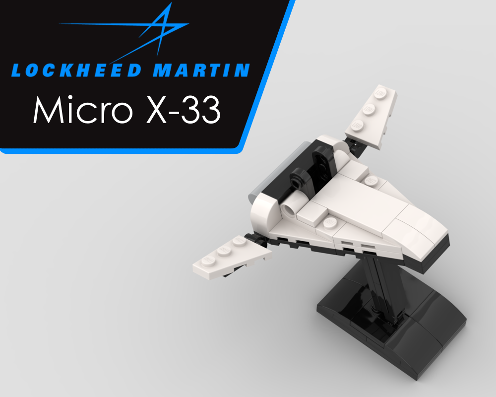 LEGO MOC Micro Lockheed Martin X-33 SSTO [1:185] by GraeMcNuggets ...