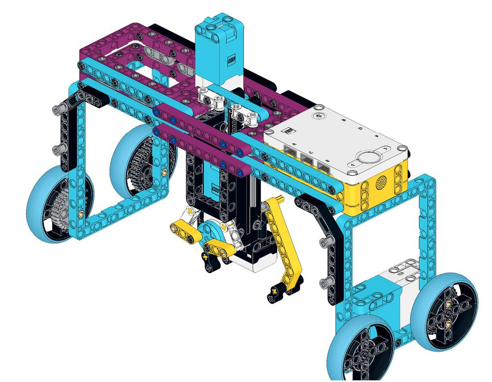 LEGO MOC Railway Crane by MaxMara | Rebrickable - Build with LEGO