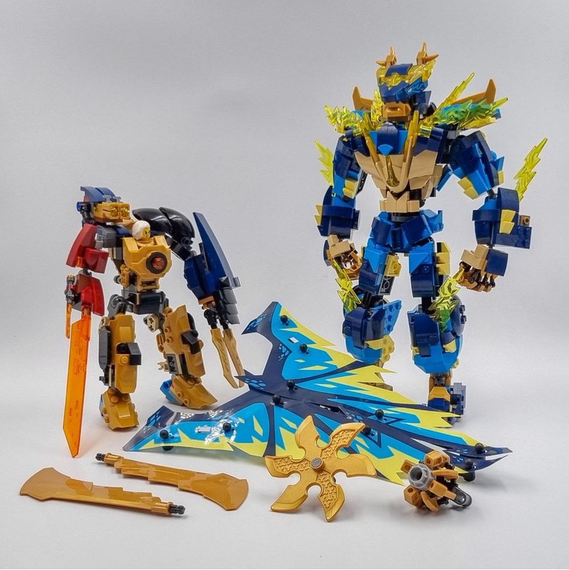 メイク LEGO NINJAGO: Jay's Elemental Dragon (70602) Sealed New In