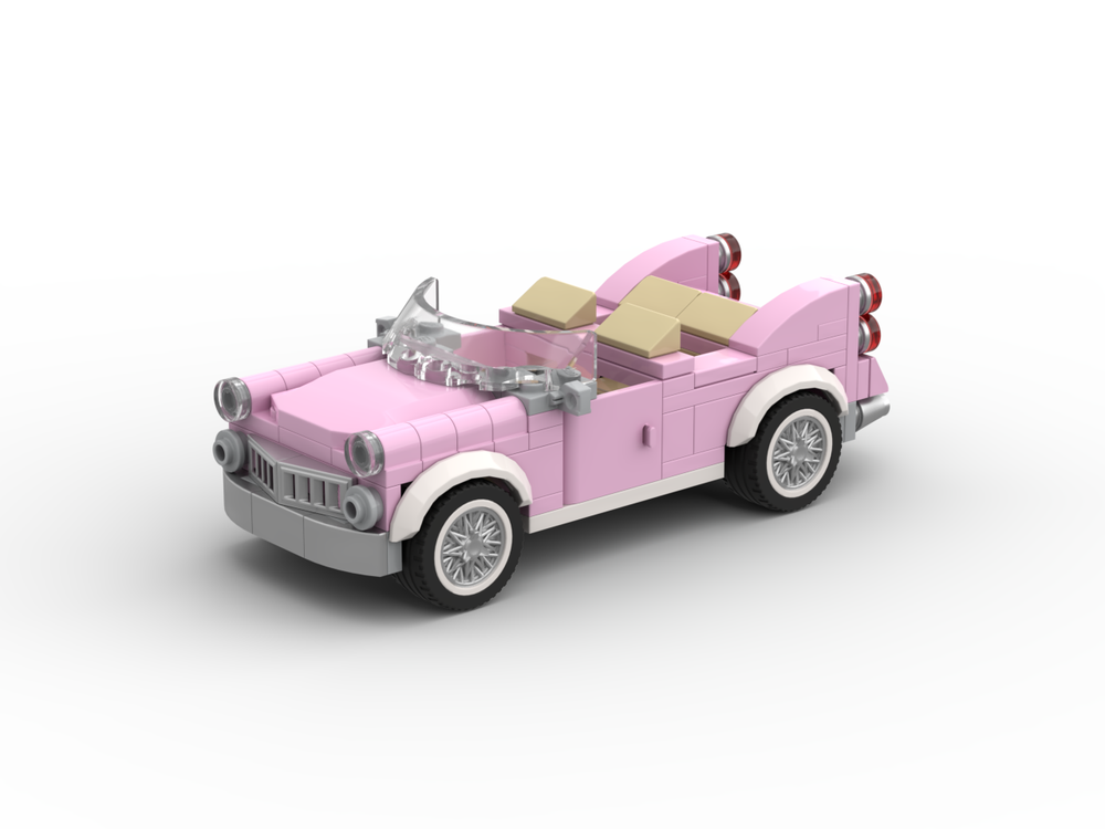 LEGO MOC-151780 Minidoll Pink Cadillac by LegoJCS | Rebrickable