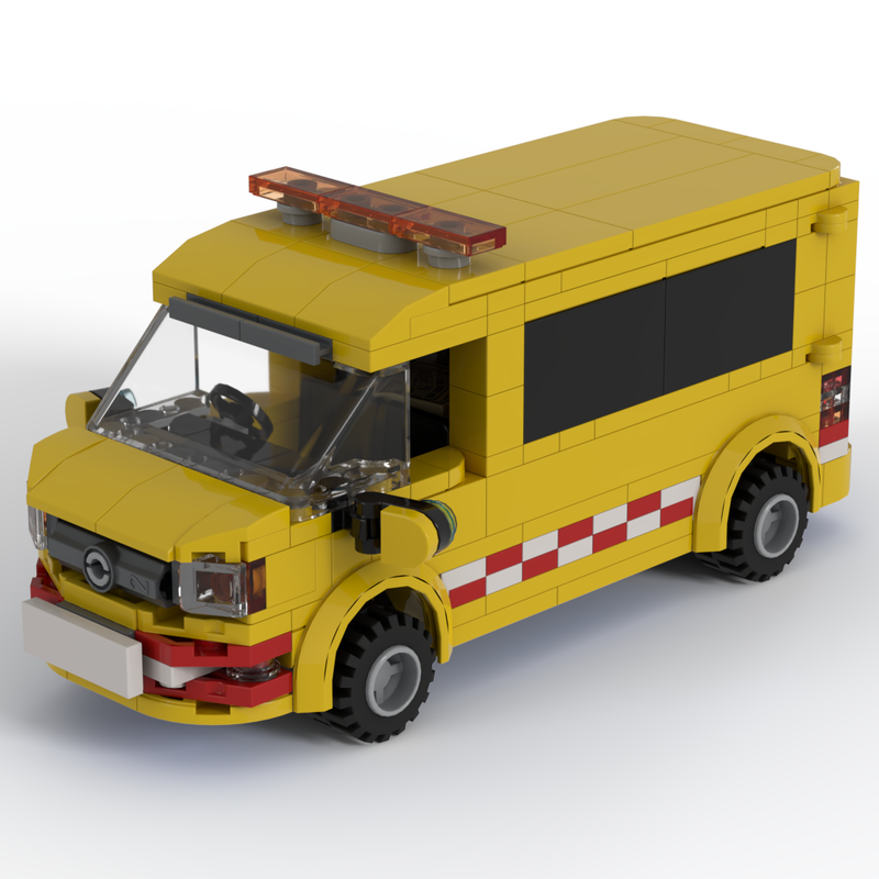 Lego Moc Volkswagen Transporter Medium Panel Van Escort Mst By