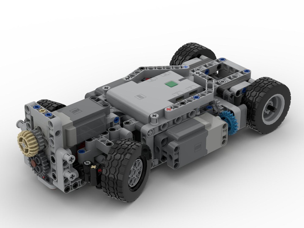 LEGO MOC COMPACT 4X4 CHASSIS (DIFF and low centre of gravity) by ...