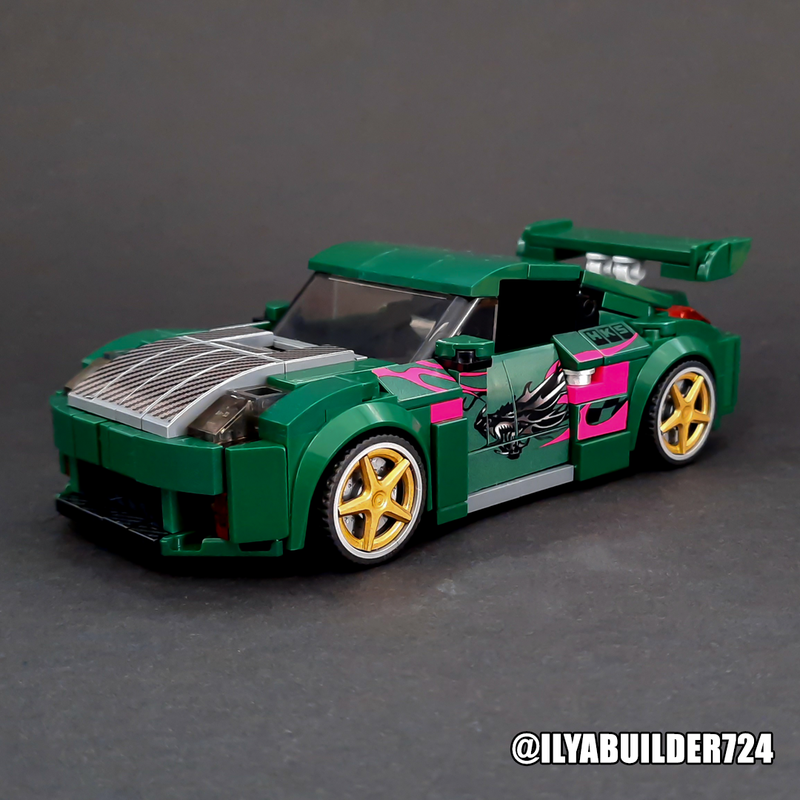 LEGO MOC Rachel s Nissan 350z from NFSU2 by ilyabuilder724 Rebrickable Build with LEGO