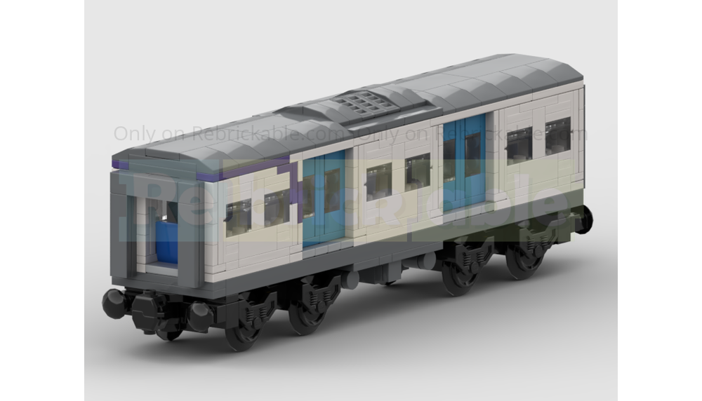 あ*餅様 Westone The Rail LEGO MOC Class 700 Desiro City 8-Carriage EMU Train In Thameslink