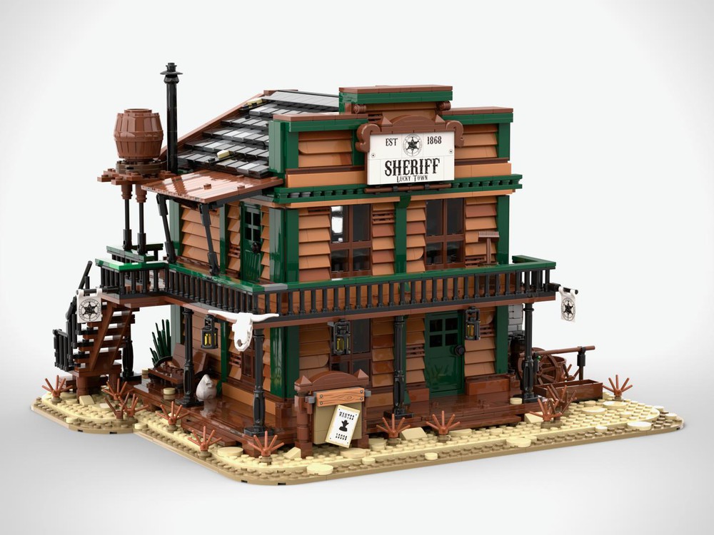 LEGO MOC Sheriff's Office - Wild West by llucky | Rebrickable - Build ...