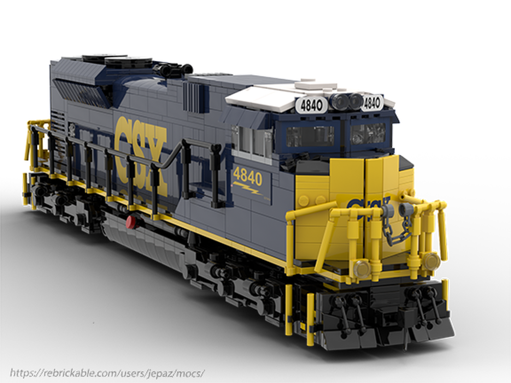 LEGO MOC-151981 CSX 4840 SD70ACE by jepaz | Rebrickable - Build with LEGO