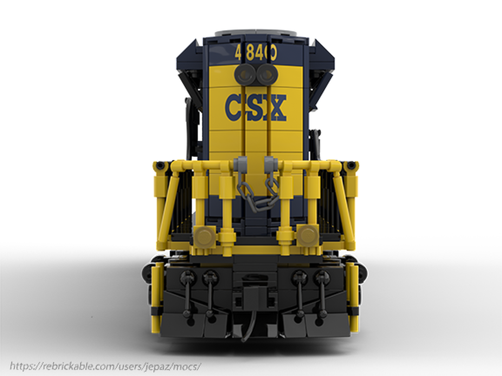 LEGO MOC-151981 CSX 4840 SD70ACE by jepaz | Rebrickable - Build with LEGO