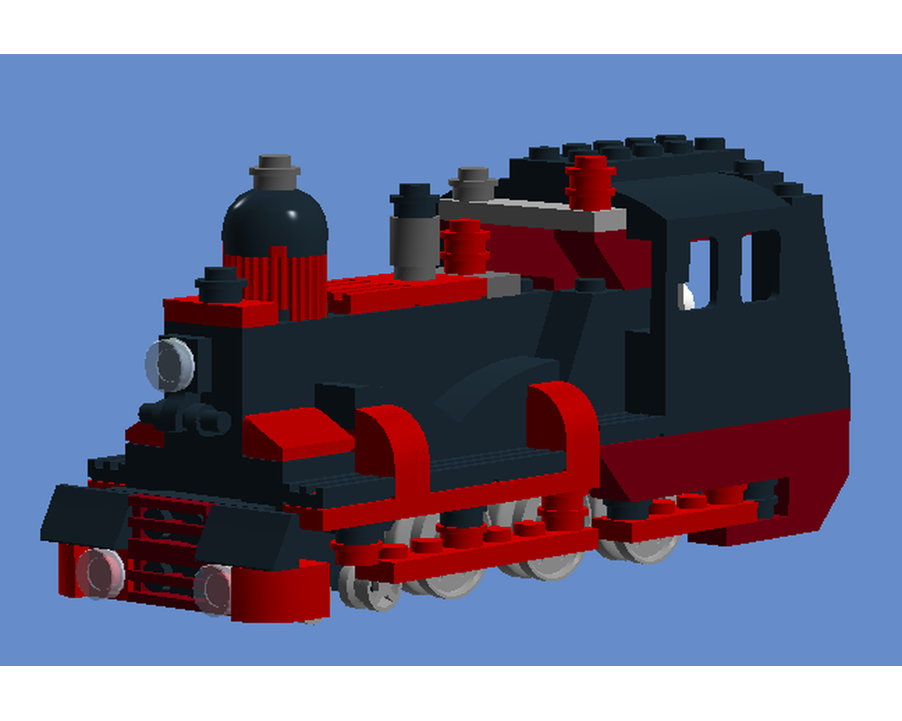 Lego Moc 15204 Steam Locomotive Classic 2018 Rebrickable Build