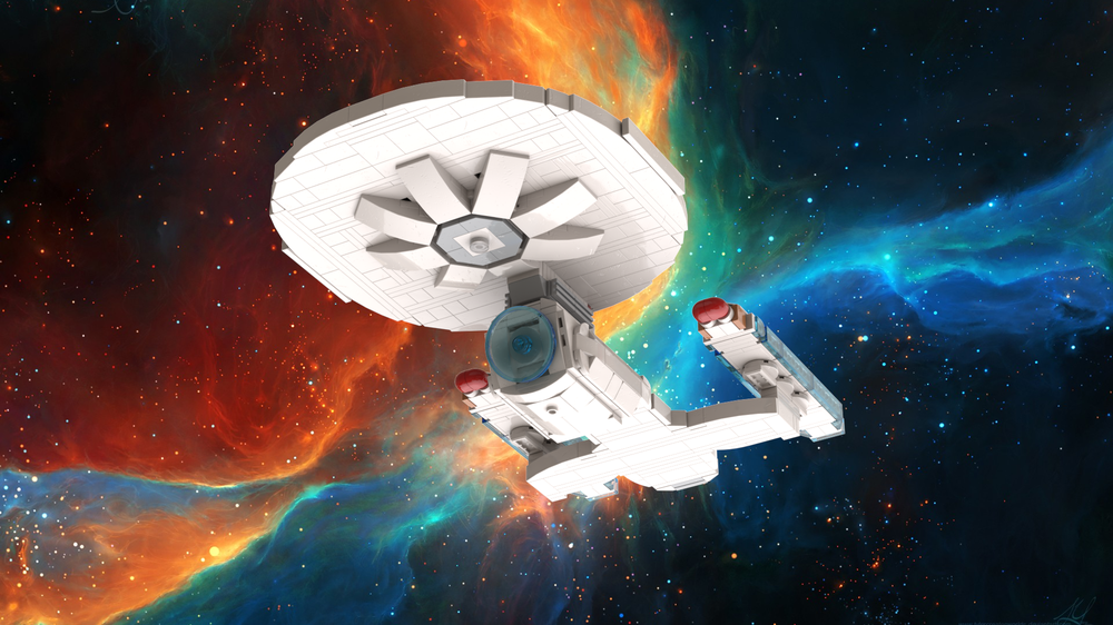 LEGO MOC USS Enterprise NCC-1701-C By Hyphencubed | Rebrickable - Build ...