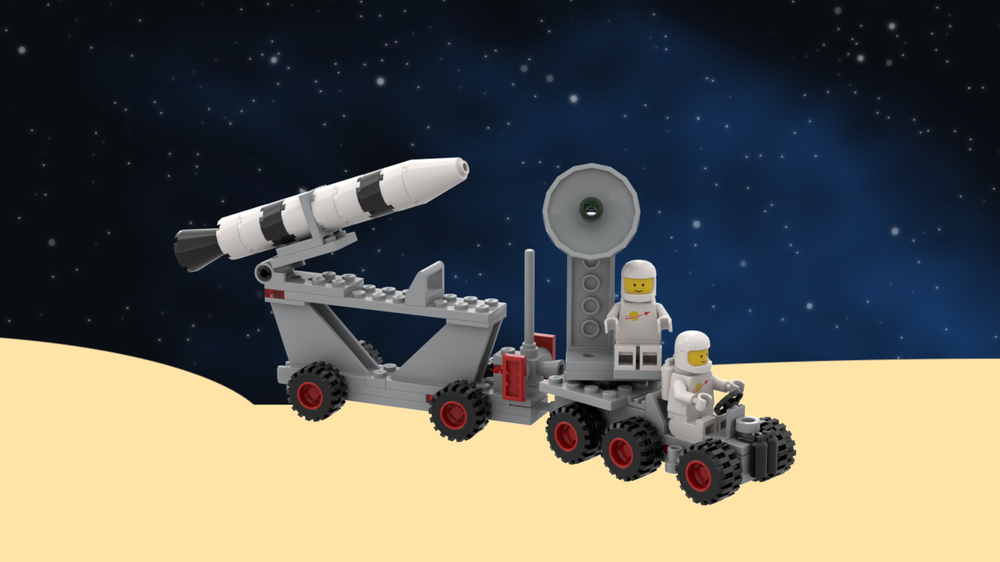 LEGO MOC-152168 Classic Space Reimagined: Mobile Rocket Launcher 897 by ...