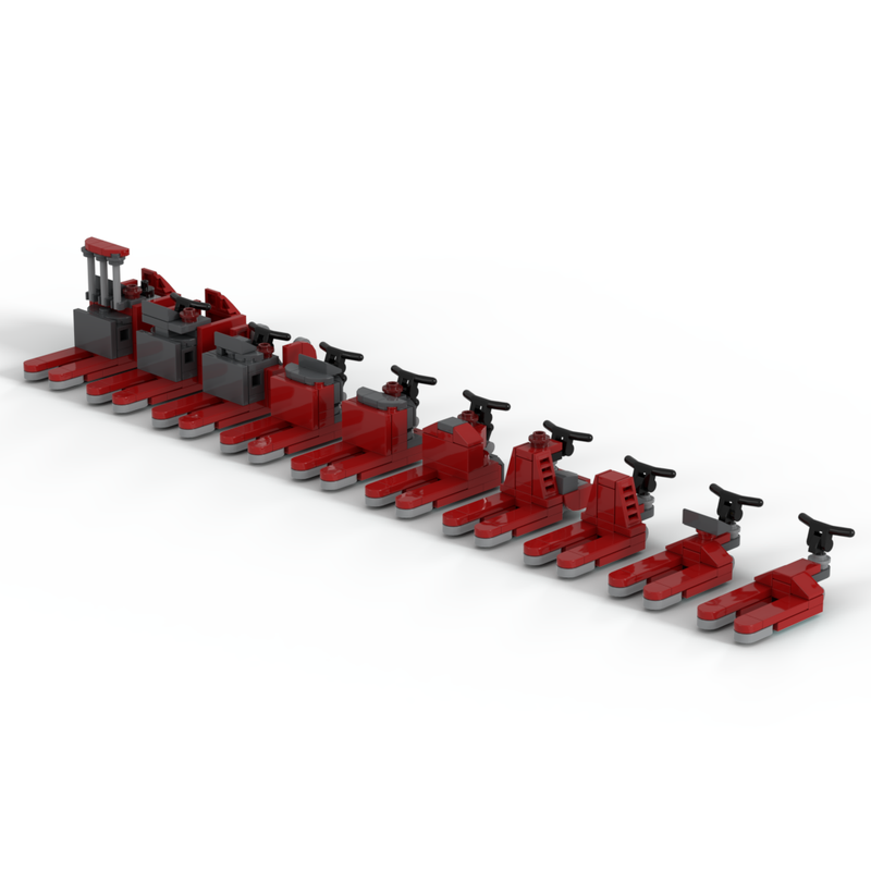 LEGO MOC Pallet Truck Set by HardytheDoggo | Rebrickable - Build with LEGO