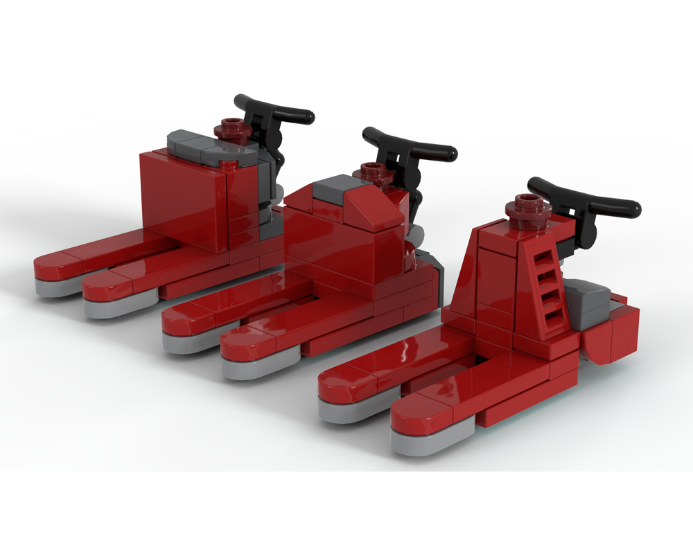 LEGO MOC Pallet Truck Set by HardytheDoggo | Rebrickable - Build with LEGO