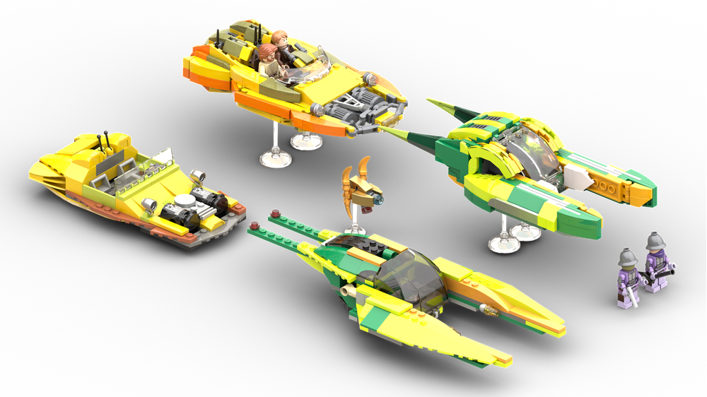 LEGO MOC-152242 Bounty Hunter Pursuit by Fallofone | Rebrickable