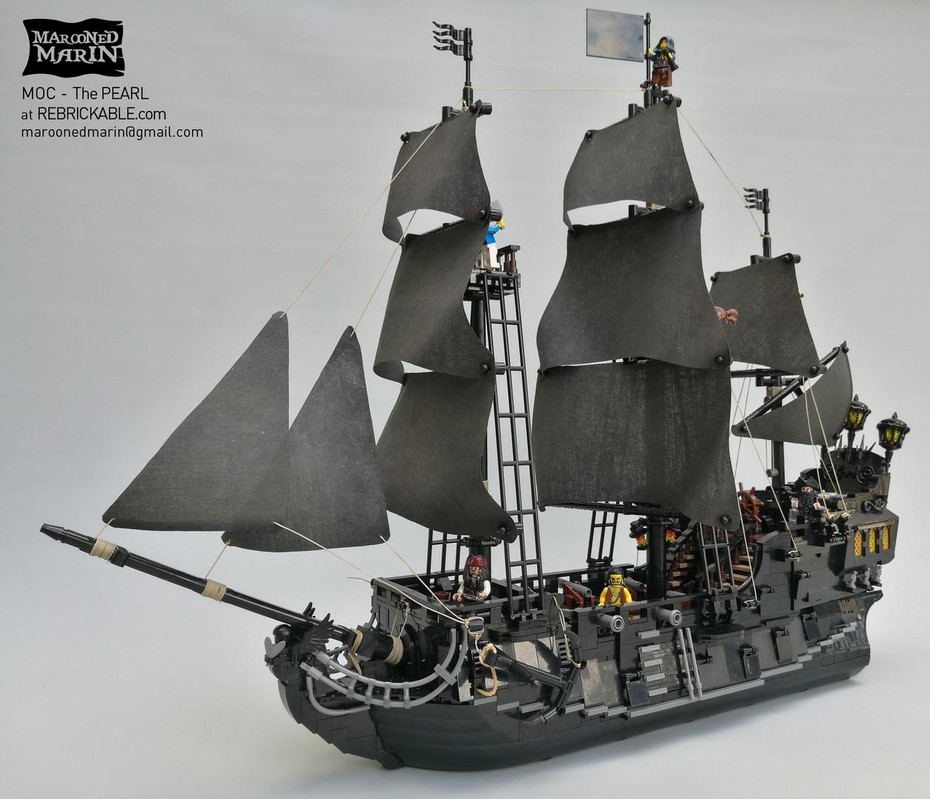 LEGO MOC The PEARL by Marooned_Marin Rebrickable Build with LEGO
