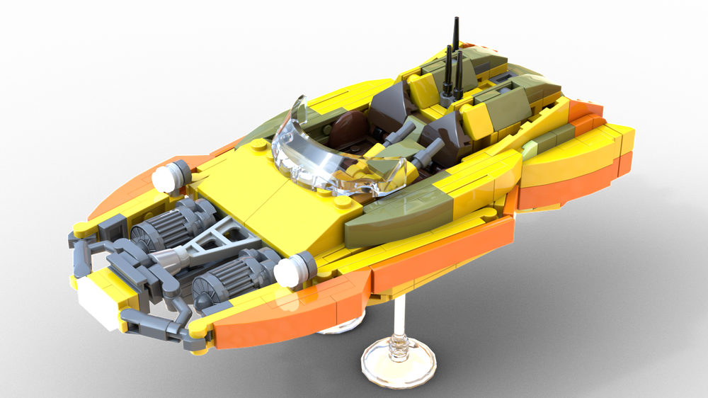 LEGO MOC XJ-6 Airspeeder by Bit | Rebrickable - Build with LEGO