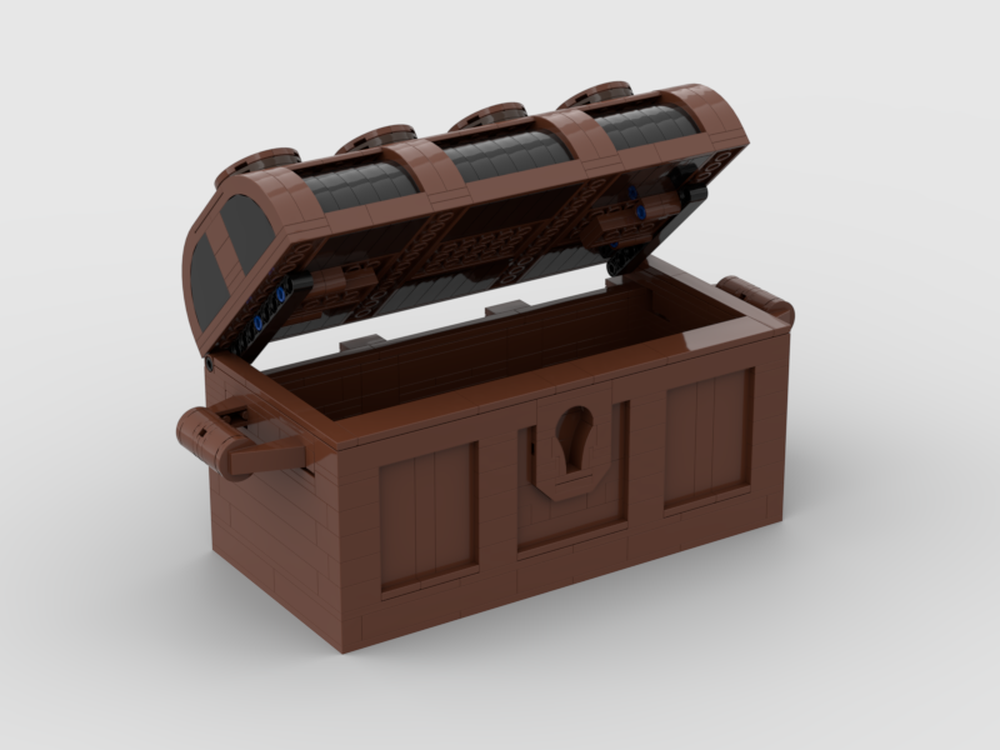 LEGO MOC Upscaled Pirate Treasure Chest Tribute by MrLilly Rebrickable Build with LEGO