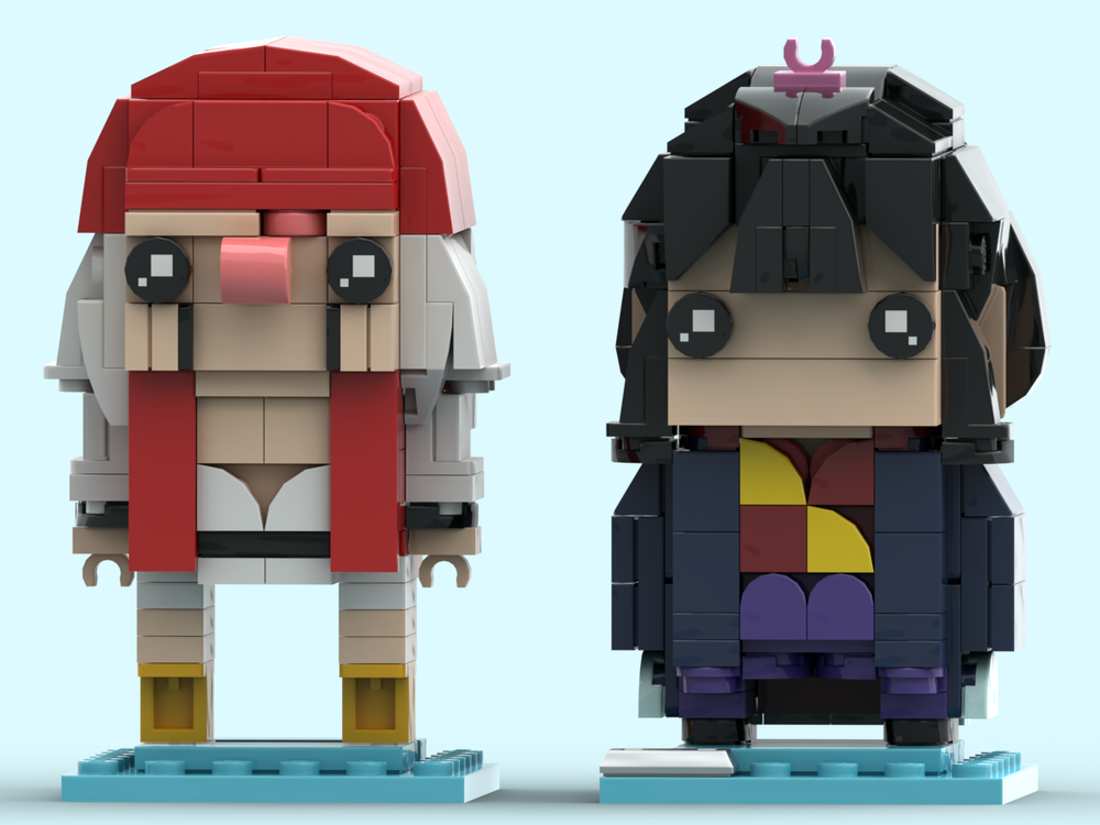 LEGO MOC Lady Eboshi & Jiko-bo - Studio Ghibli Brickheadz by ...