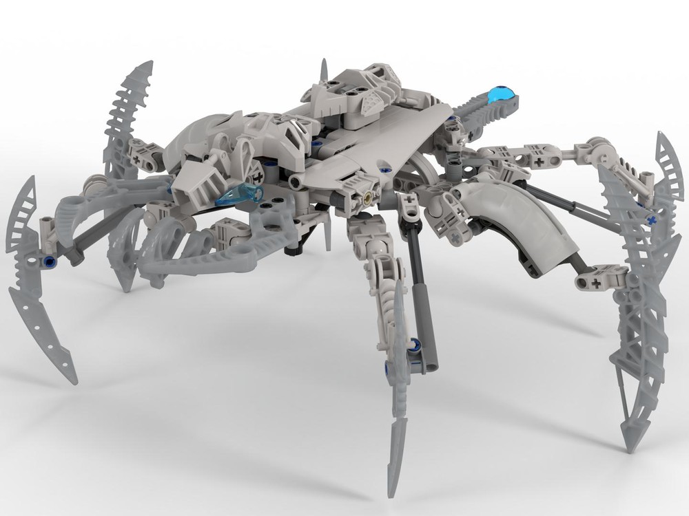 LEGO MOC Ice Spider Rahi by NinjaWarriorBob | Rebrickable - Build with LEGO