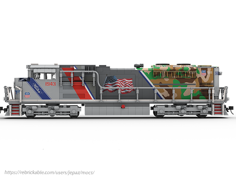 LEGO MOC-152441 Spirit of Union Pacific SD70ACe by jepaz