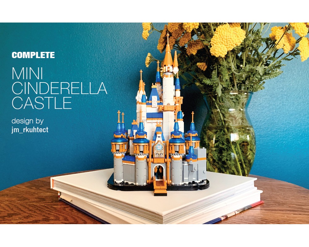 LEGO MOC Complete Mini Cinderella Castle by jm_rkuhtect Rebrickable
