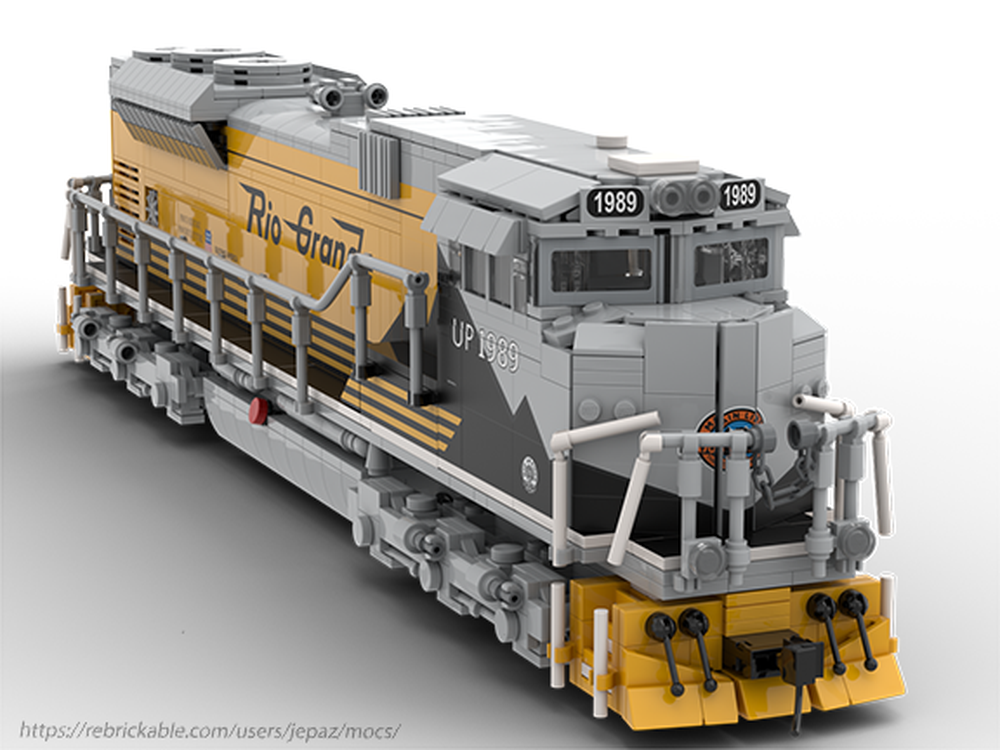 LEGO MOC Union Pacific UP 1989 Rio Grande Heritage SD70ACE by jepaz ...