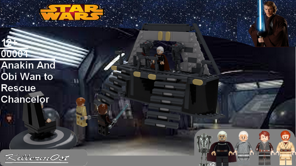 Star Wars Lego Anakin Vs Obi Wan
