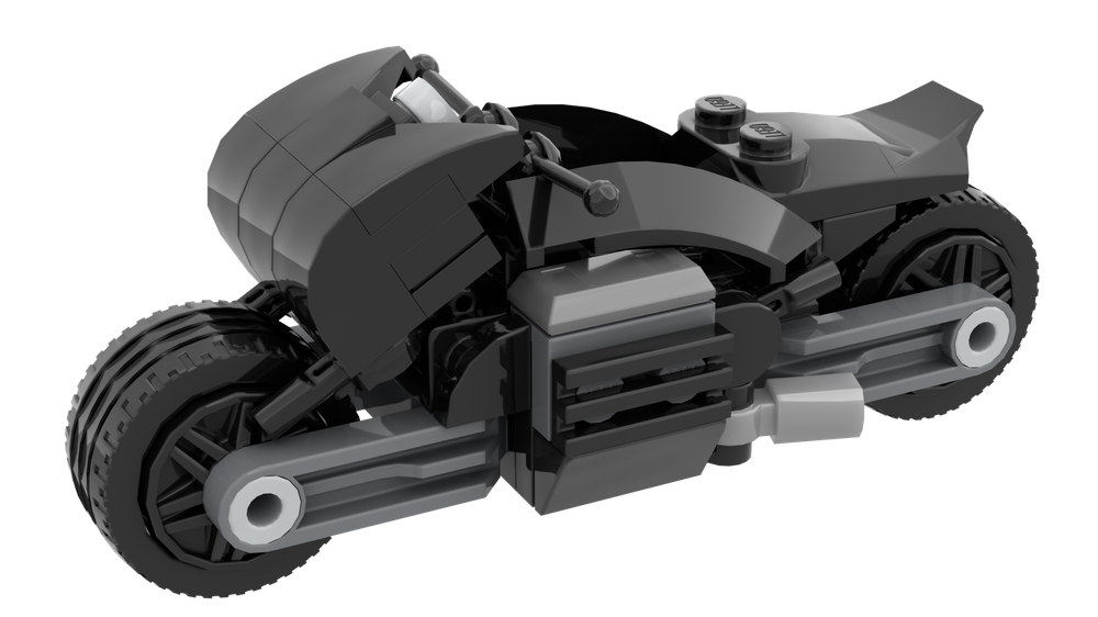 LEGO MOC The batman - Batbike by brickbarfalot | Rebrickable - Build ...