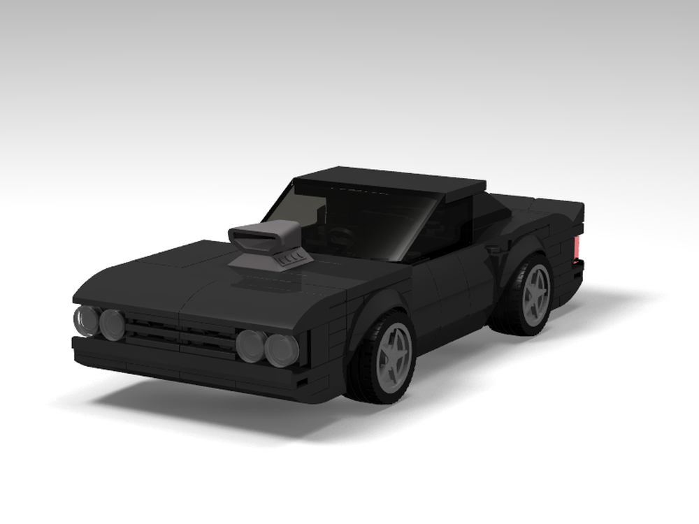 LEGO MOC Classic Muscle Car by The1stGear2917 | Rebrickable - Build ...