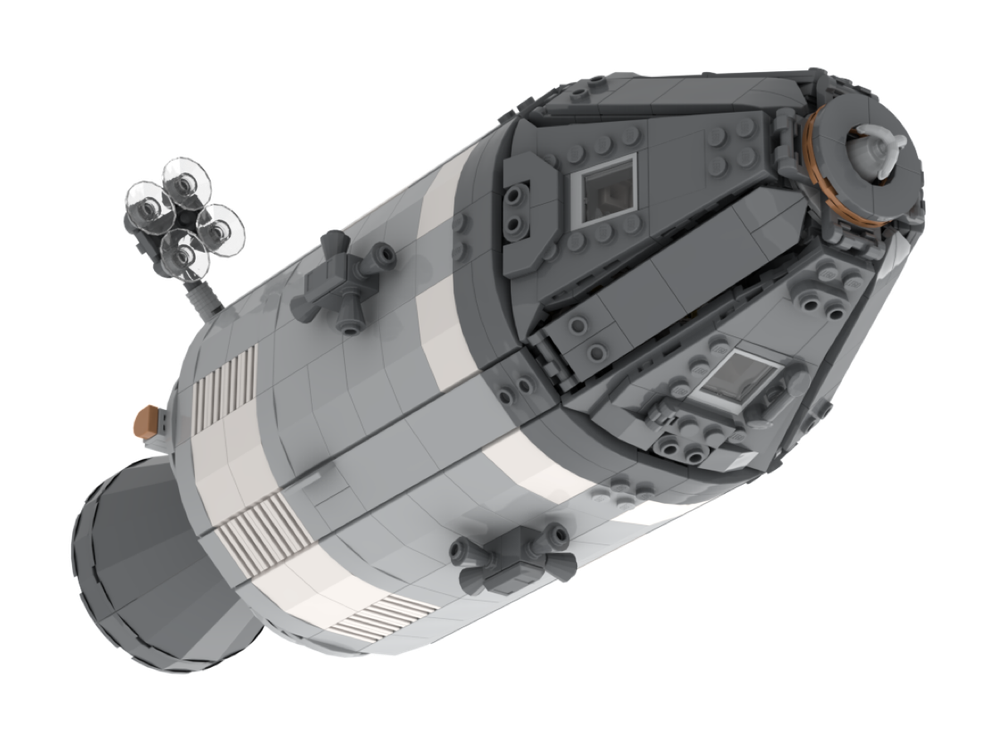 Forladt Snazzy Encyclopedia LEGO MOC Apollo Command and Service Module (CSM) by zeegiraf | Rebrickable  - Build with LEGO