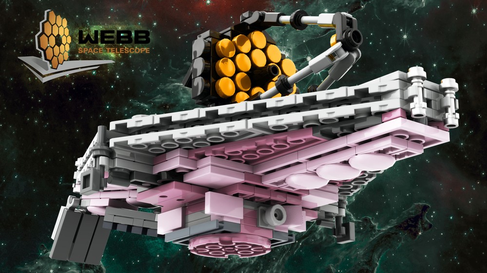 LEGO MOC James b Space Telescope 1110 by Mobilox Studios