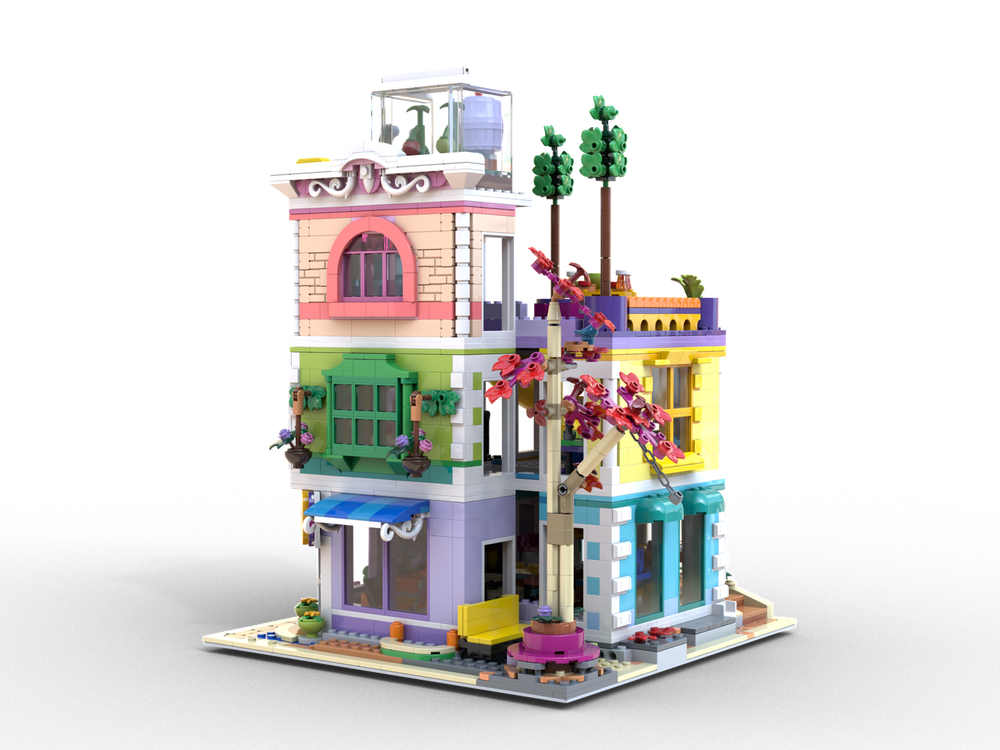 LEGO MOC Modular Heartlake Center with kitchen 41747+41748 by Fanpeixi ...