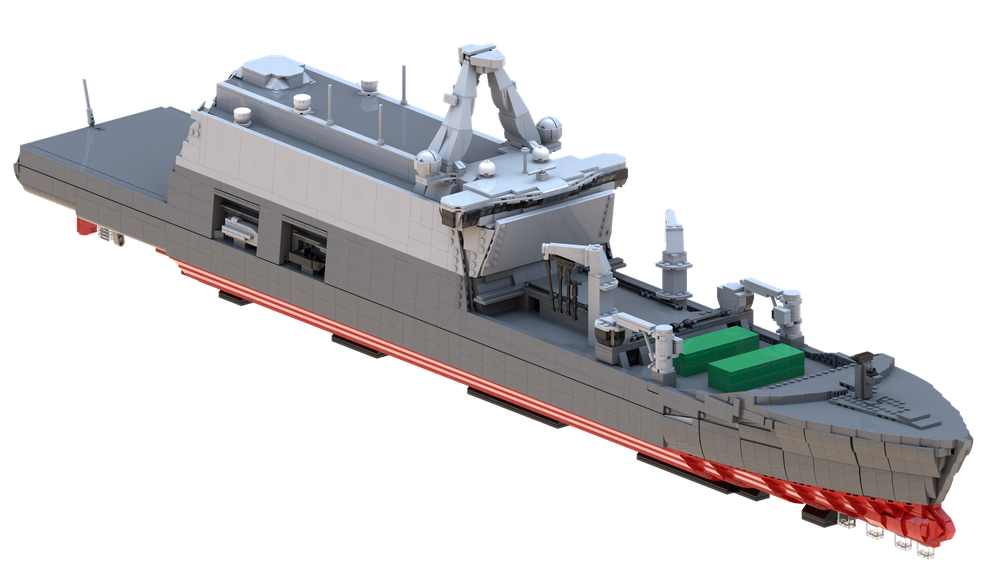 LEGO MOC HNLMS Den Helder by brickdefense Rebrickable Build