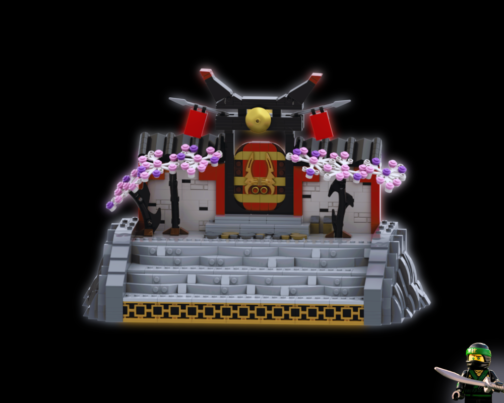 LEGO MOC Ninjago City Statue of Wu by cjtonic