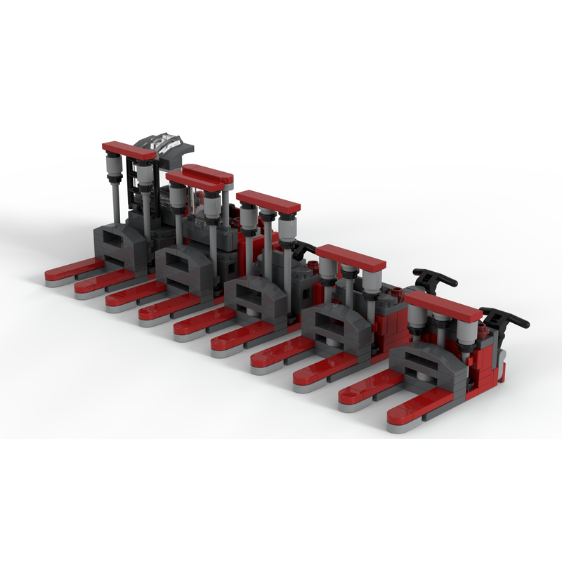 LEGO MOC Pallet Stacker Truck Set by HardytheDoggo | Rebrickable ...