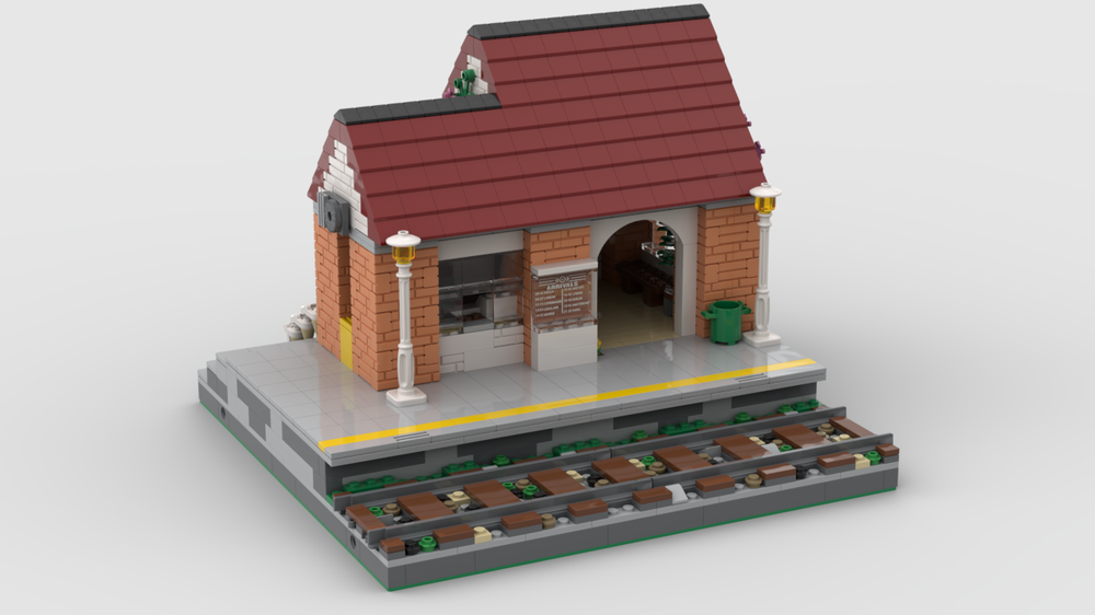 LEGO MOC-152770 Brick Valley Train Station by hugetusiek | Rebrickable ...