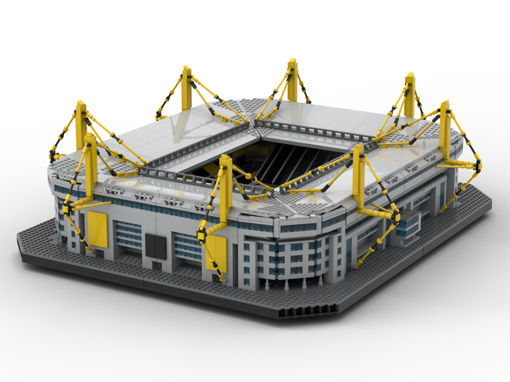 LEGO Dortmund Westfalenstadion - by gianluxx18 | Rebrickable Build with LEGO