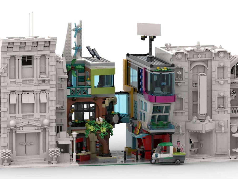 LEGO MOC-152794 60380 Modular Downtown by PatBrickx | Rebrickable