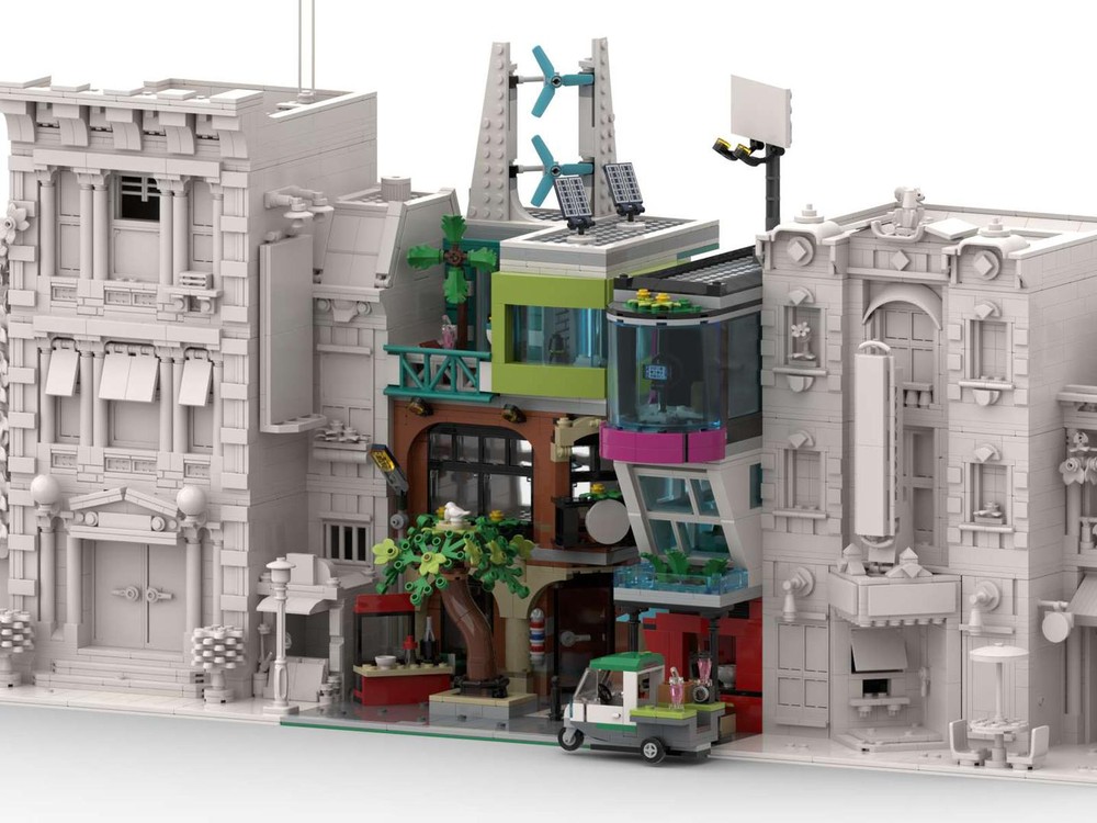 LEGO MOC 60380 Modular Downtown by PatBrickx | Rebrickable - Build with ...