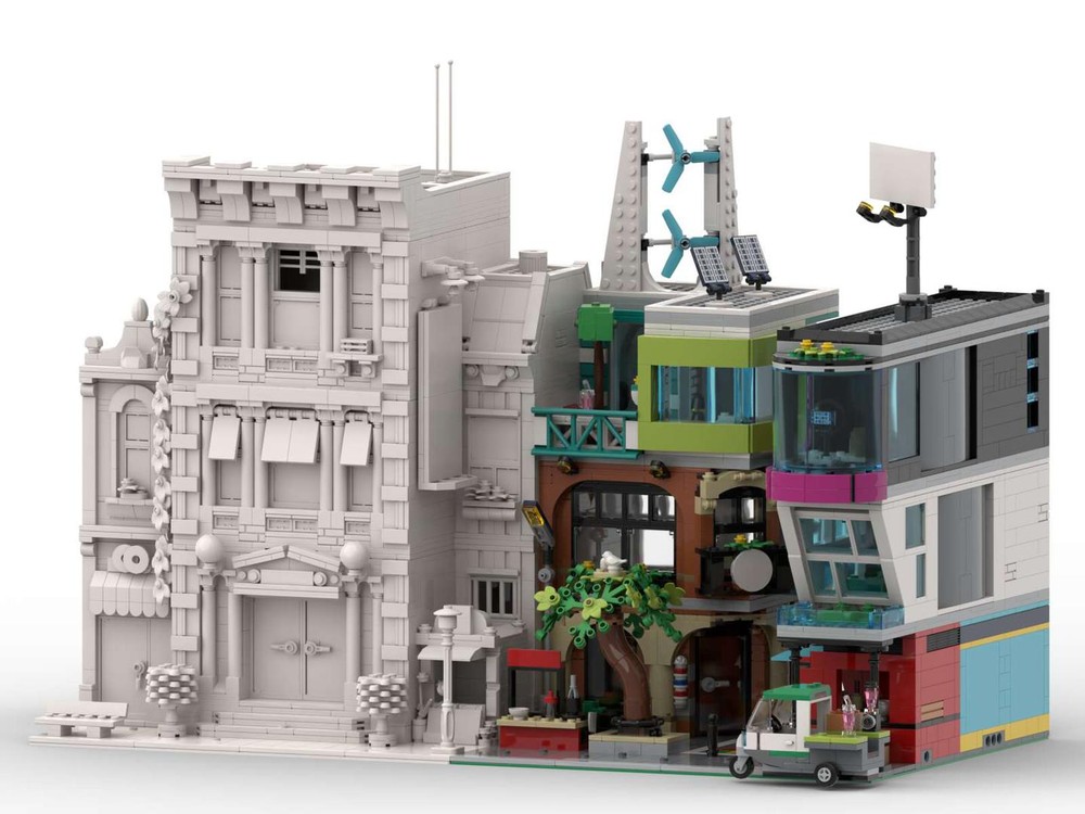 LEGO MOC 60380 Modular Downtown by PatBrickx | Rebrickable - Build with ...