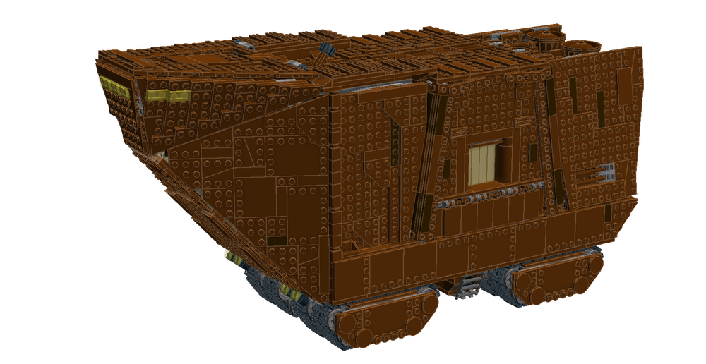 LEGO MOC 75059 Sandcrawler mod by Detahack | Rebrickable - Build with LEGO