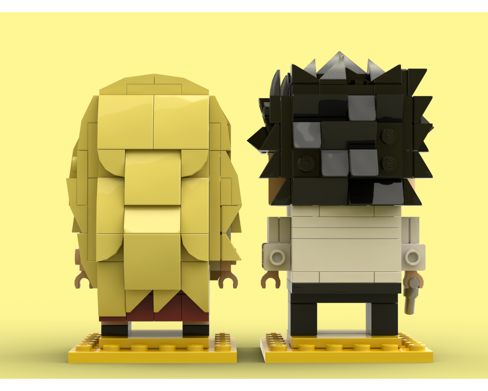 LEGO MOC Karasuma & Irina - Assassination Classroom BrickHeadz by  AnimeBricks4 | Rebrickable - Build with LEGO