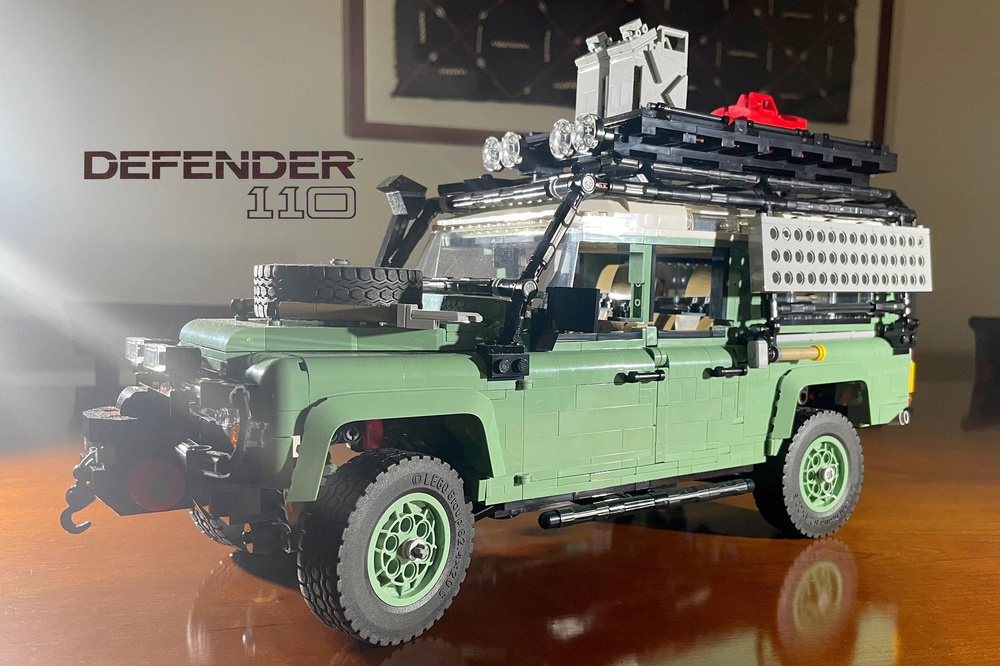 LEGO MOC 10317 MOD - Land Rover Classic Defender 110 by eduardo5696