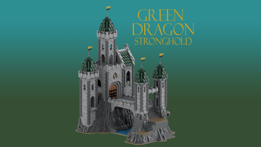 LEGO MOC Green Dragon by sir_wesley86 | Rebrickable - with LEGO