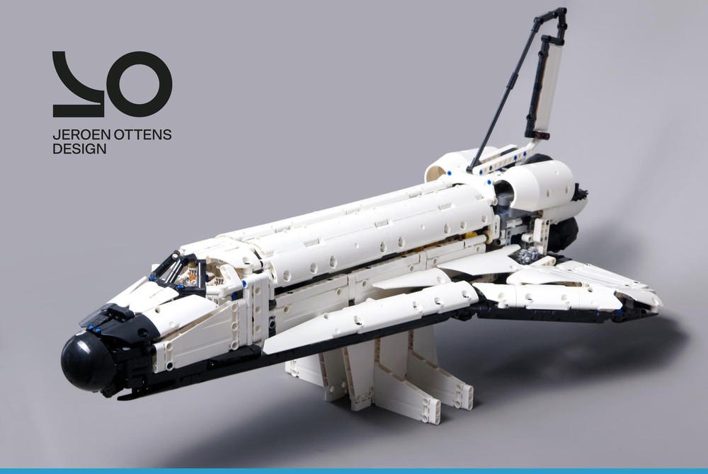 LEGO MOC Spaceshuttle by Jeroen Ottens | Rebrickable - Build with