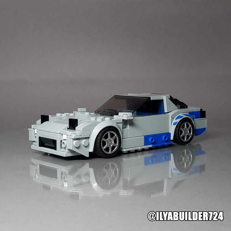 LEGO MOC 76917 Mazda RX 7 FC by ilyabuilder724 Rebrickable Build with LEGO