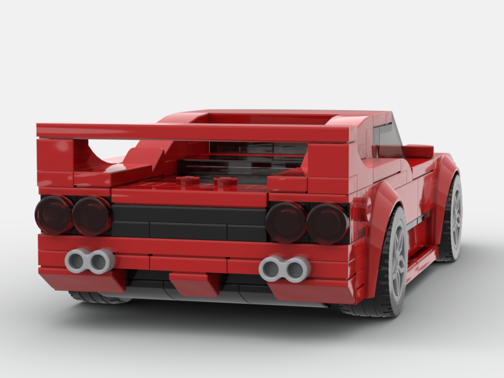 LEGO MOC 1995 Ferrari F50 by KineticKit | Rebrickable - Build with LEGO