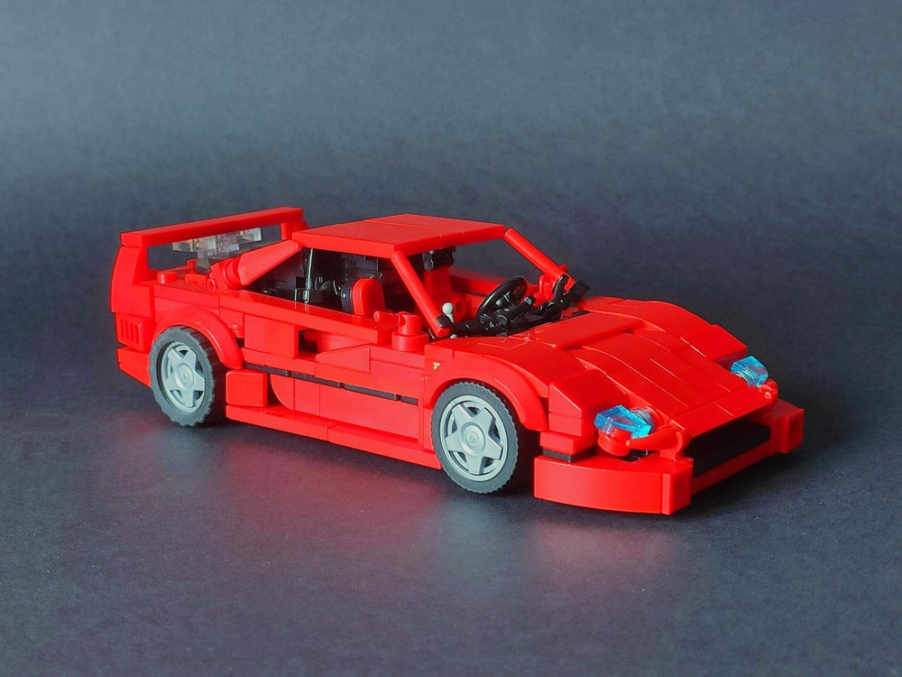 LEGO MOC Ferrari F40 by Fukusaku | Rebrickable - Build with LEGO