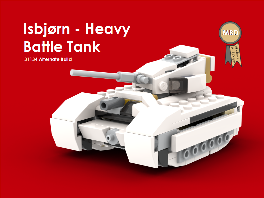 LEGO MOC Isbjørn - Heavy Battle Tank, 31134 Alternate Build by