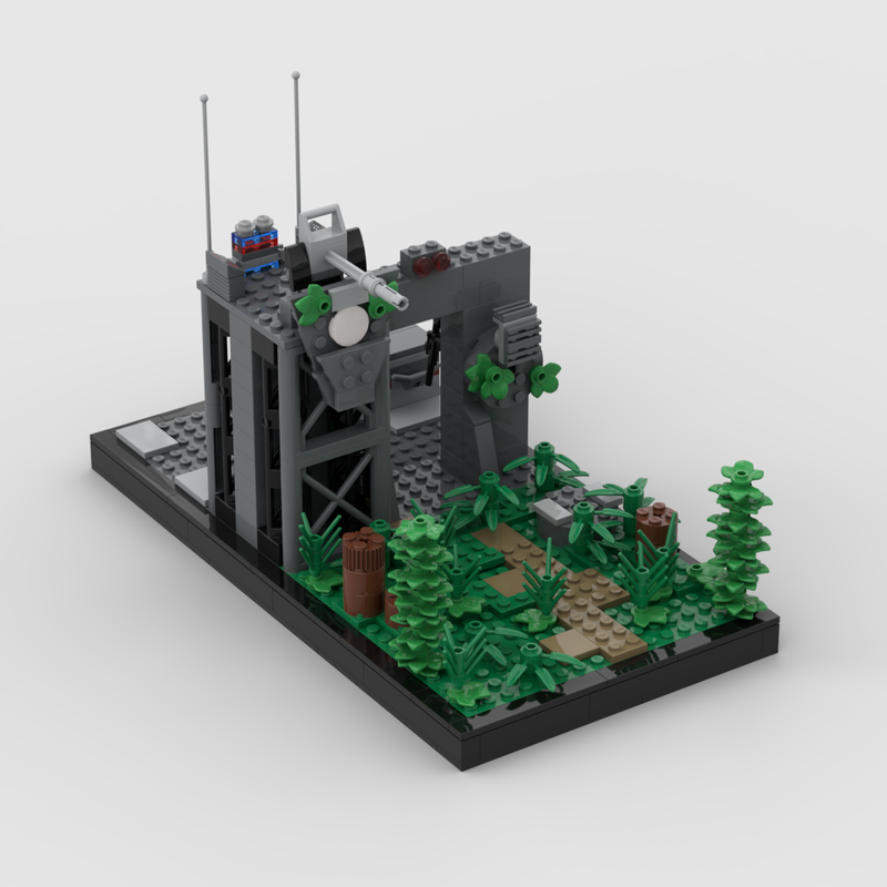 LEGO MOC Clone outpost diorama moc by chief.bricks117