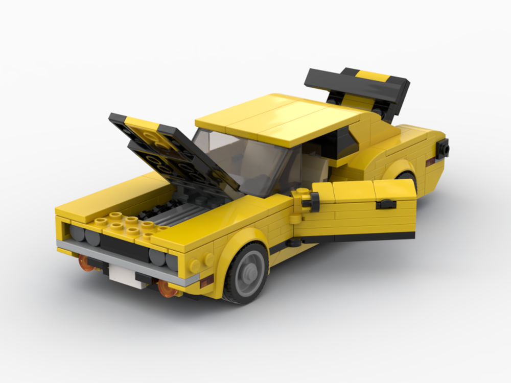 LEGO MOC 1970 Dodge Challenger by Double_U_Bricks | Rebrickable - Build ...